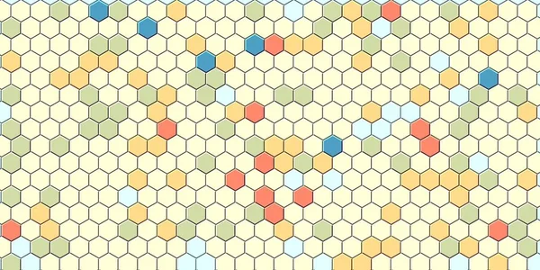 Petek altın ızgara dikişsiz arka plan veya Altıgen hücre 