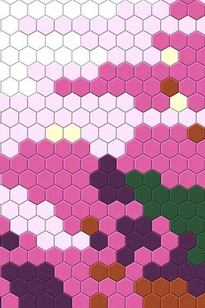 Petek altın ızgara dikişsiz arka plan veya Altıgen hücre 