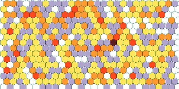 Petek altın ızgara dikişsiz arka plan veya Altıgen hücre 