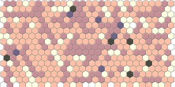 Petek altın ızgara dikişsiz arka plan veya Altıgen hücre 