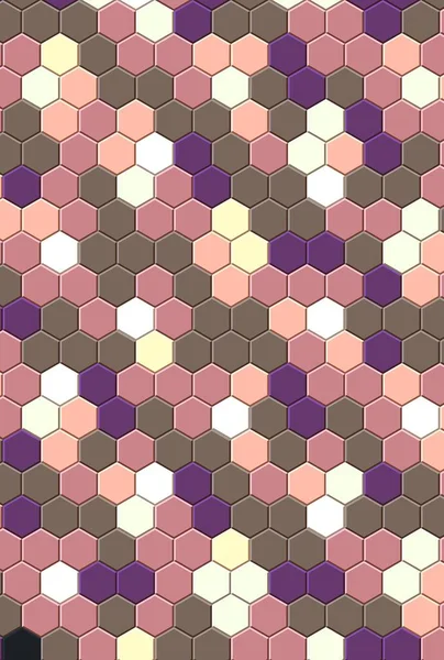 Petek pembe ızgara dikişsiz arka plan veya Altıgen hücre 