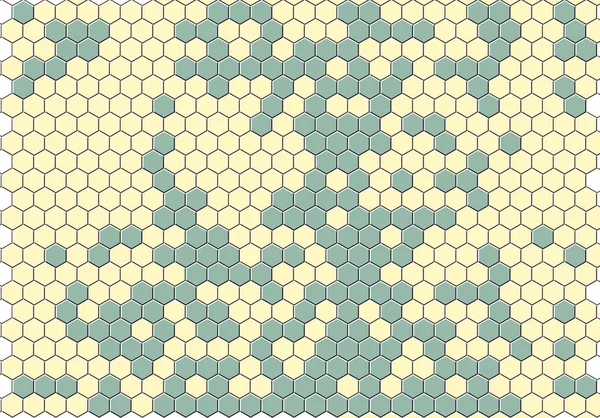 Petek altın ızgara dikişsiz arka plan veya Altıgen hücre 