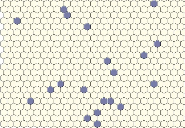 Petek altın ızgara dikişsiz arka plan veya Altıgen hücre 