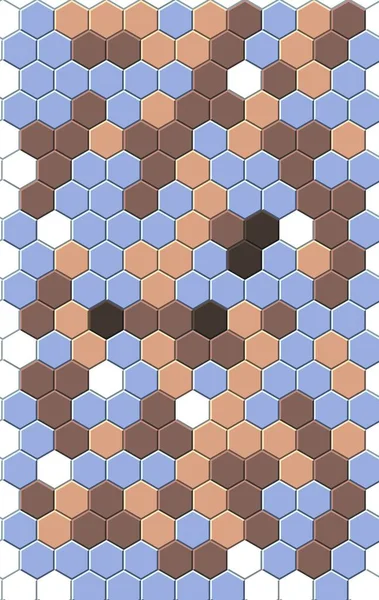 Petek altın ızgara dikişsiz arka plan veya Altıgen hücre 