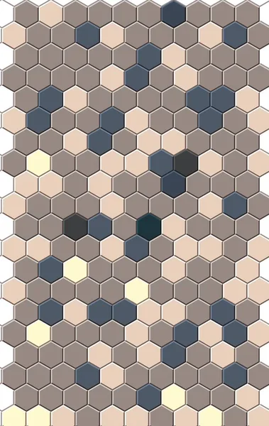 Petek altın ızgara dikişsiz arka plan veya Altıgen hücre 