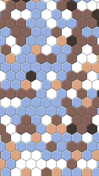 Petek Koyu mavi, ızgara dikişsiz arka plan veya Altıgen hücre 