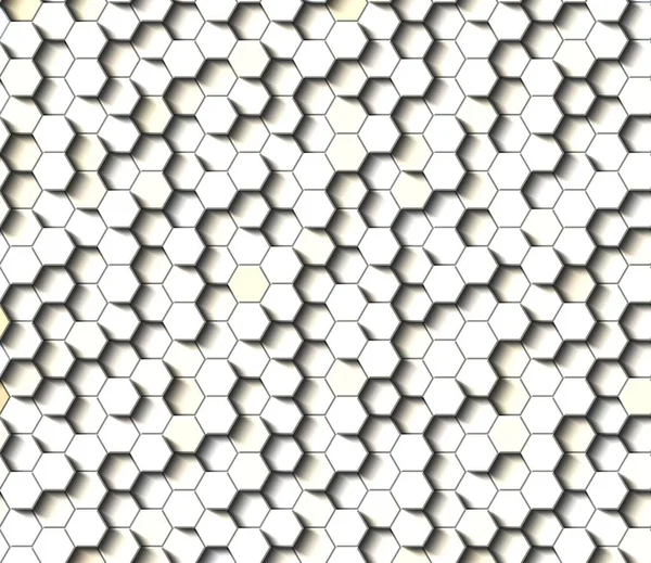 Petek Açık Gri, Gümüş, ızgara dikişsiz arka plan veya Altıgen hücre 
