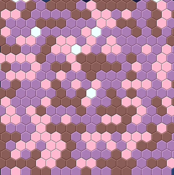 Petek pembe ızgara dikişsiz arka plan veya Altıgen hücre 