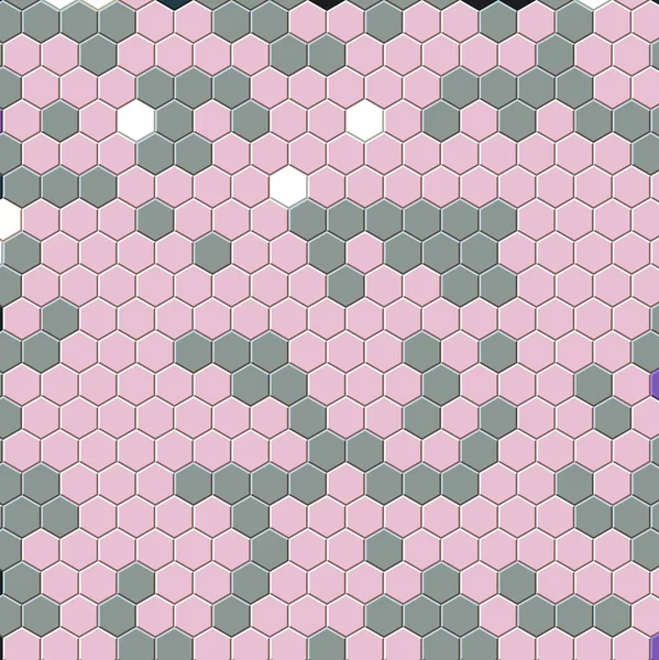 Petek pembe ızgara dikişsiz arka plan veya Altıgen hücre 