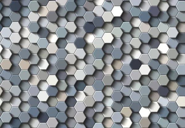 Petek altın ızgara dikişsiz arka plan veya Altıgen hücre 