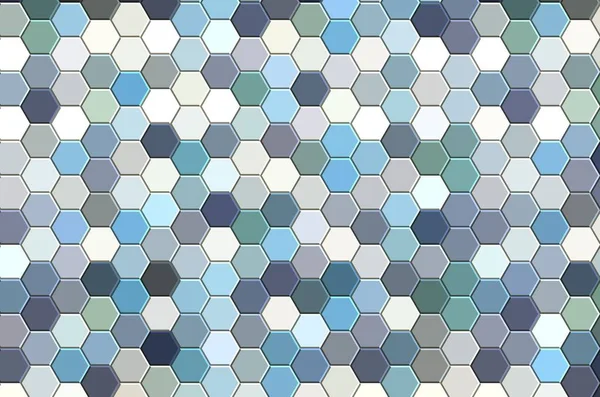 Petek mavi ızgara dikişsiz arka plan veya Altıgen hücre 