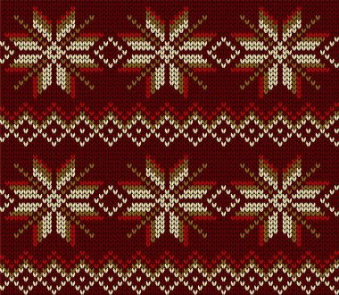 Kusursuz örgü vektör süsleme deseni