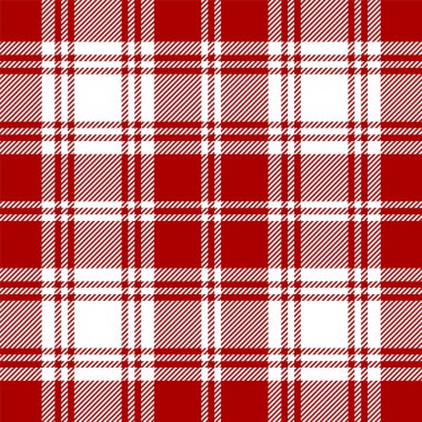 Sorunsuz tartan siyah-beyaz desen