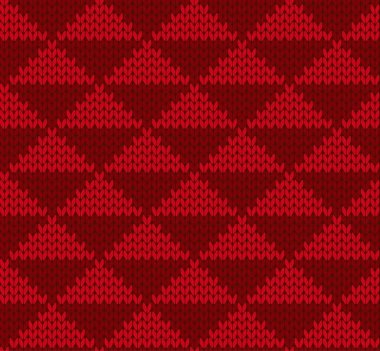 Dikişsiz örgü vektör desen