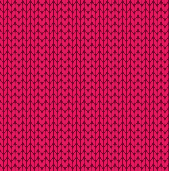 Seamless Vector Knitting Pattern — Stock Vector