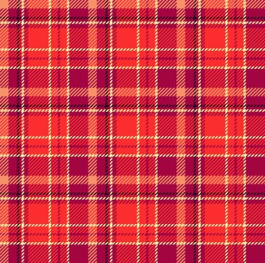 Kusursuz tartan vektör deseni