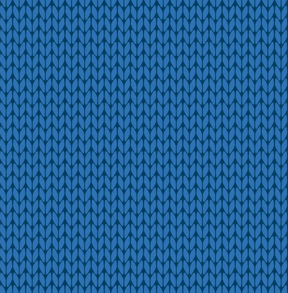 Seamless Knitted Vector Pattern — Stock Vector