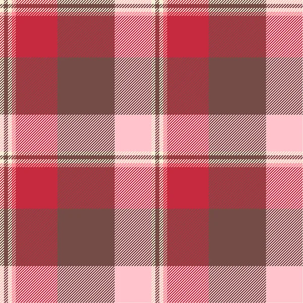 Nahtloses Tartan-Vektormuster — Stockvektor