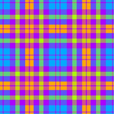 Dikişsiz tartan vektör deseni çizimi