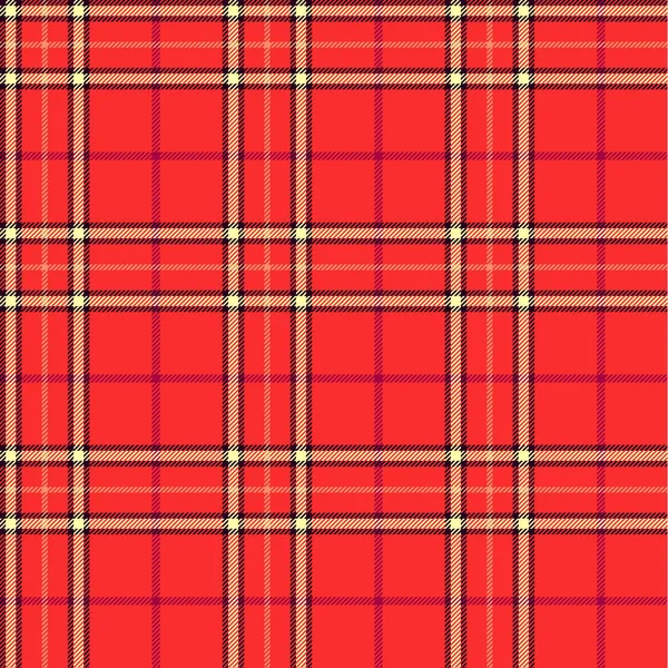 Sömlös tartan mönster vektor illustration — Stock vektor