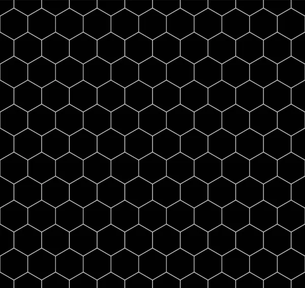 Hexagon seamless vector pattern illustration — Stock Vector