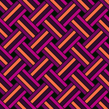 Dikişsiz geometrik vektör deseni illüstrasyonu