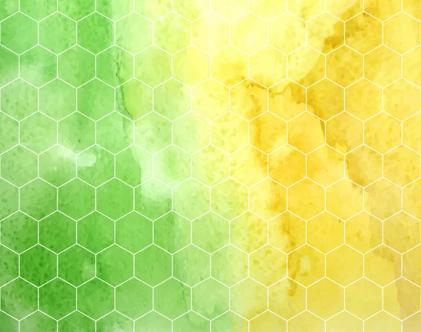 Watercolor hexagon vector color texture Vector Graphics