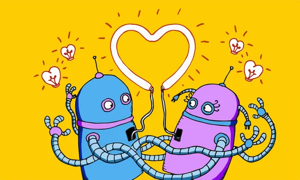 A couple of robots in love