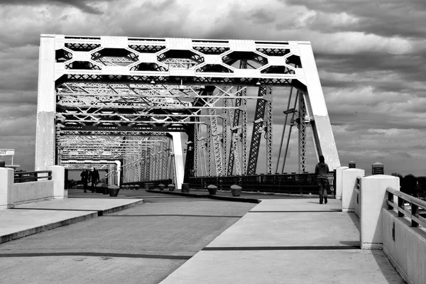 Famoso Puente Peatonal Shelby Nashville Tennessee — Foto de Stock