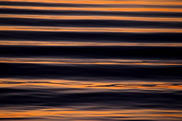 Sunset Silhueta Reflexão Sobre Fundo Rio Florida Eua — Fotografia de Stock