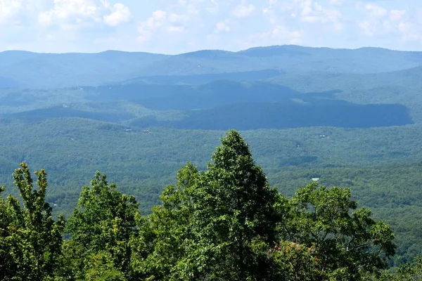 Krásné Blue Ridge Appalačské Pohoří Severní Georgii Usa Krajina — Stock fotografie