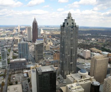 Atlanta, Georgia gökdelenler arka plan