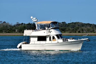 St Augustine, Florida nehir üzerinde seyir lüks tekne
