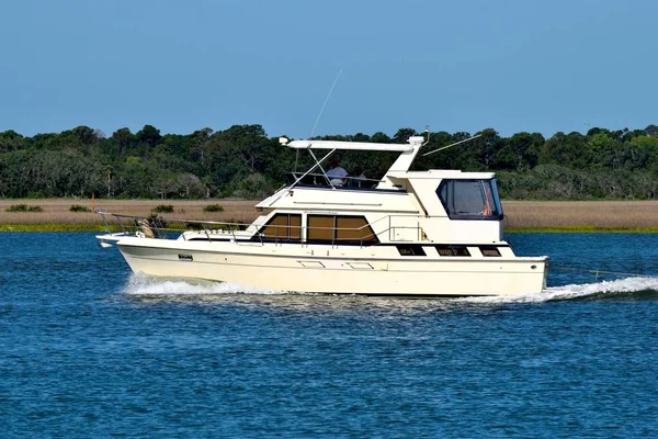 Croisière Bateau Luxe Sur Rivière Augustine Floride — Photo