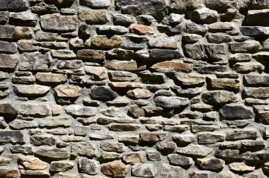 Eski evin taş ve tuğla duvar arka planı