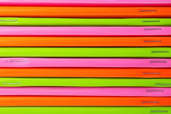 Primer Plano Diferentes Cuadernos Colores — Foto de Stock