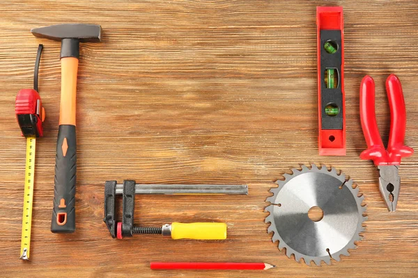 Conjunto de herramientas para carpinteros —  Fotos de Stock