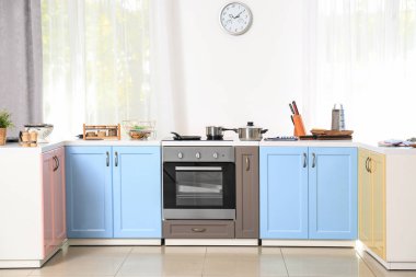 Parlak modern mutfak iç