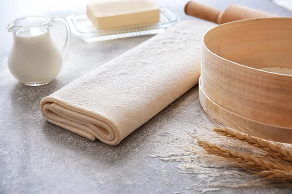 Ham lapa lapa hamuru un tablo ile