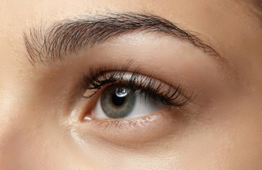 Doğal kaşlar, closeup olan kadın