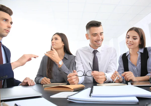 Team Specialists Engaged Work Business Project Office — Stock Photo, Image