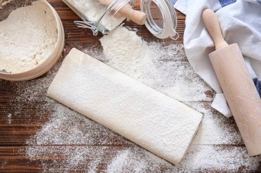 Ham lapa lapa hamuru un tablo ile