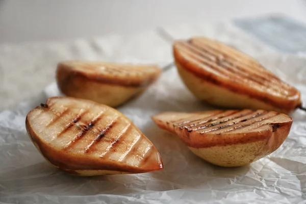 Pere Forno Saporite Sul Tavolo — Foto Stock