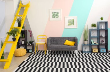 Güzel modern oda içi