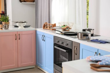 Parlak modern mutfak iç