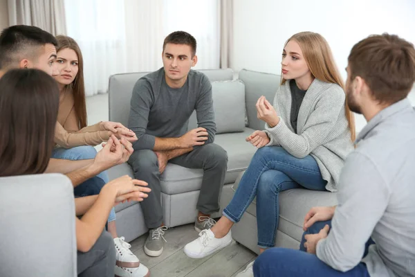 Therapist Working Her Group Session — Stock Photo, Image