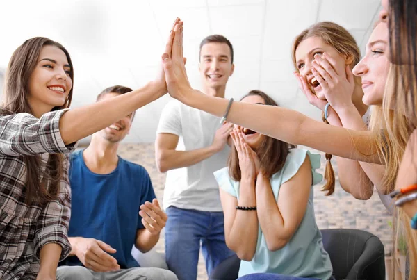People Having Fun Together Indoors Unity Concept — Stock Photo, Image