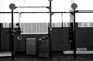 Halter spor salonu iç çekim