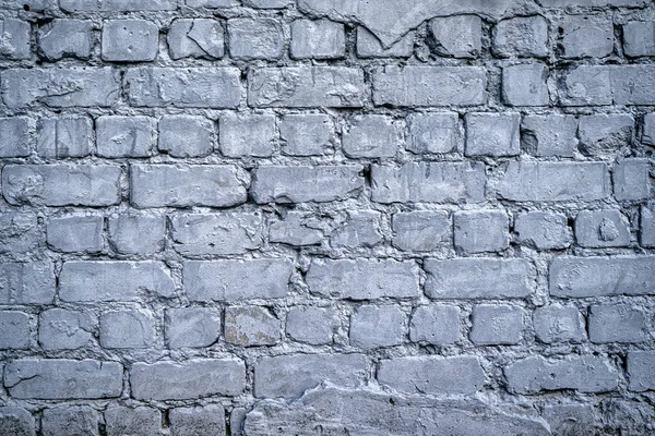 Grunge Gray Brick Wall Background Copy Space Texture Pattern Old — Stock Photo, Image