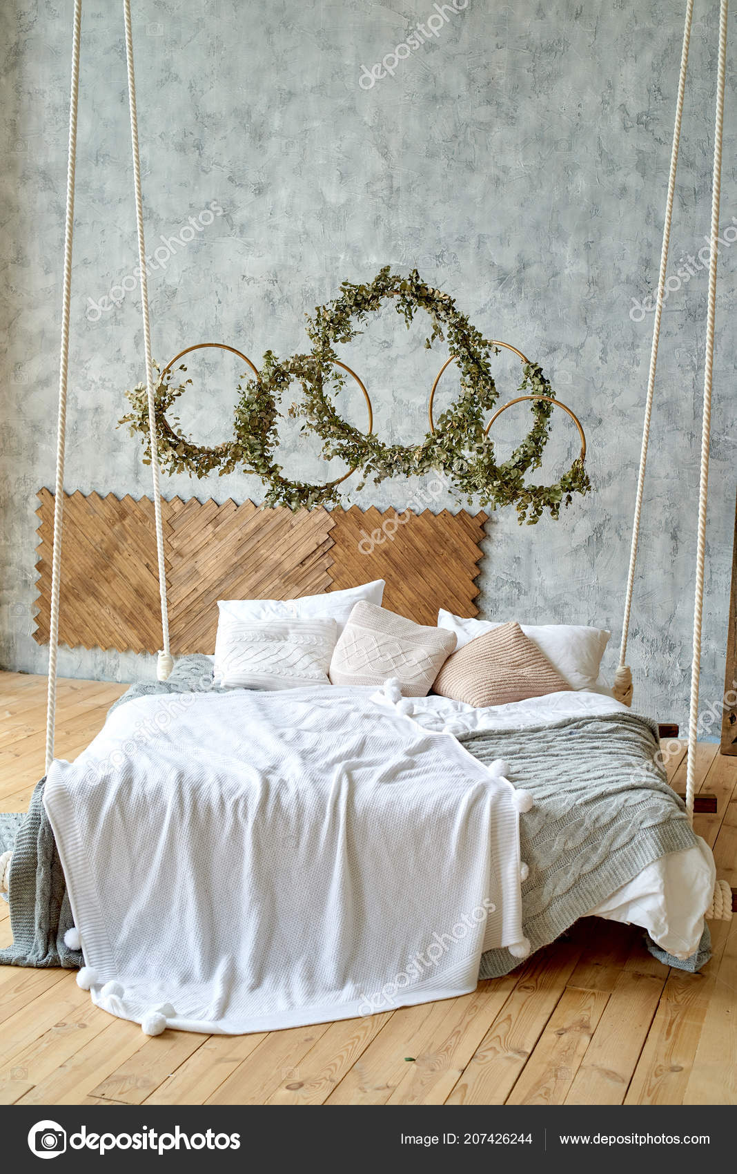 Bed Suspended From Ceiling Hanging Wooden Bed Suspended